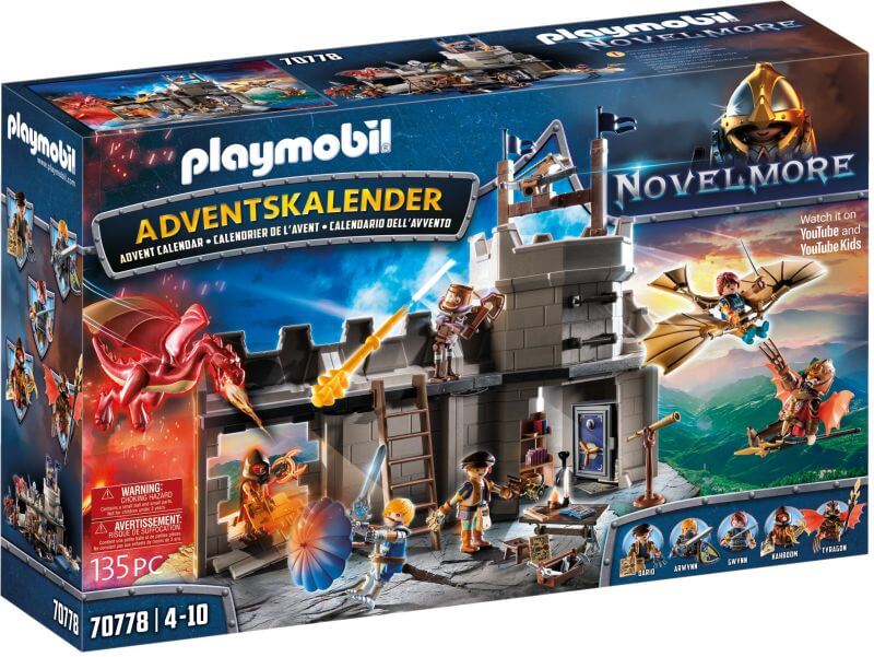 Playmobil Novelmore Χριστουγεννιάτικο Ημερολόγιο-Εργαστήρι Του Dario Da Vanci (70778)